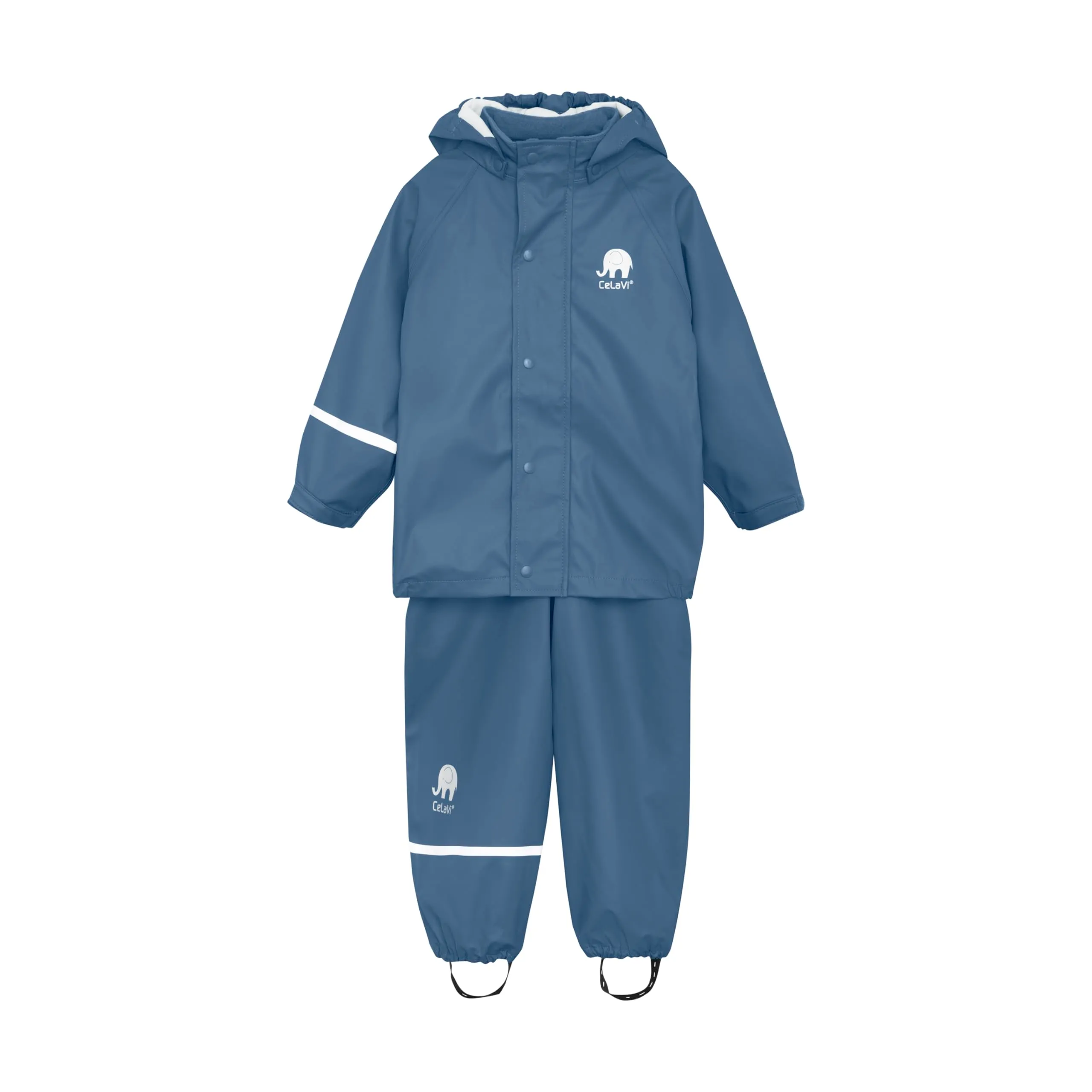 Celavi Zweiteiliger Regenanzug in Vielen Farben Giacca Impermeabile, Blu (Ice Blue 717), 152 (Taglia Unica: 150) Bambino