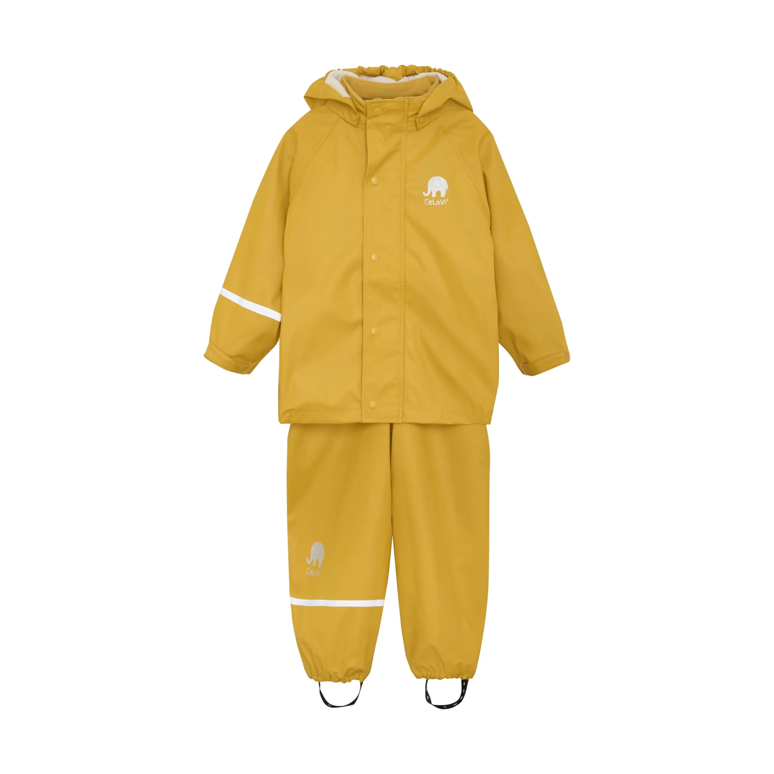 CeLaVi Bambina Celavi Zweiteiliger Regenanzug in Vielen Farben Giacca Impermeabile Not Applicable, Giallo (Mineral Yellow 372), 92 (Taglia Unica: 90)