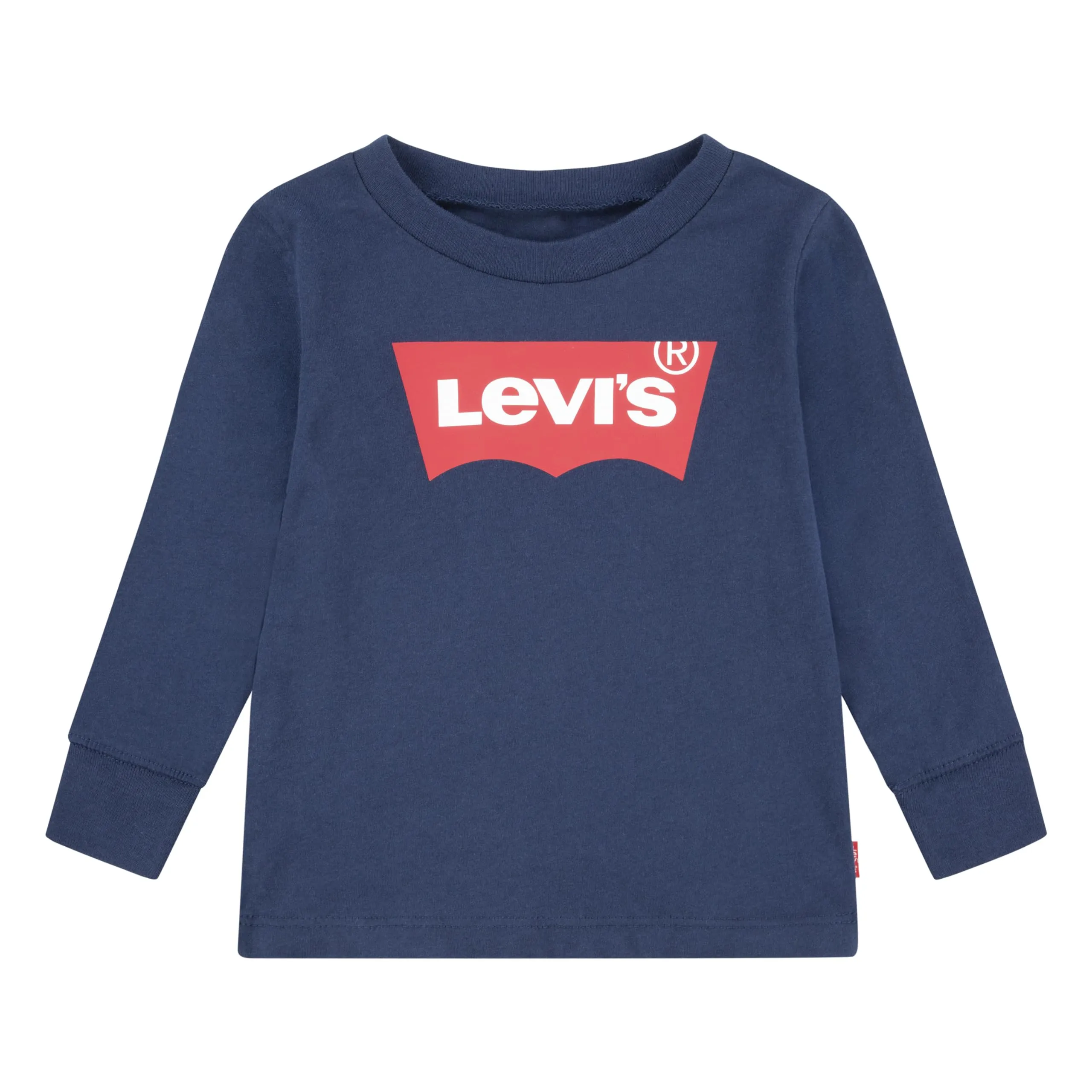 Levi's Lvb L/S Batwing Tee 6e8646, Maglietta a manica lunga Bambini e ragazzi, Dress Blues, 3 mesi