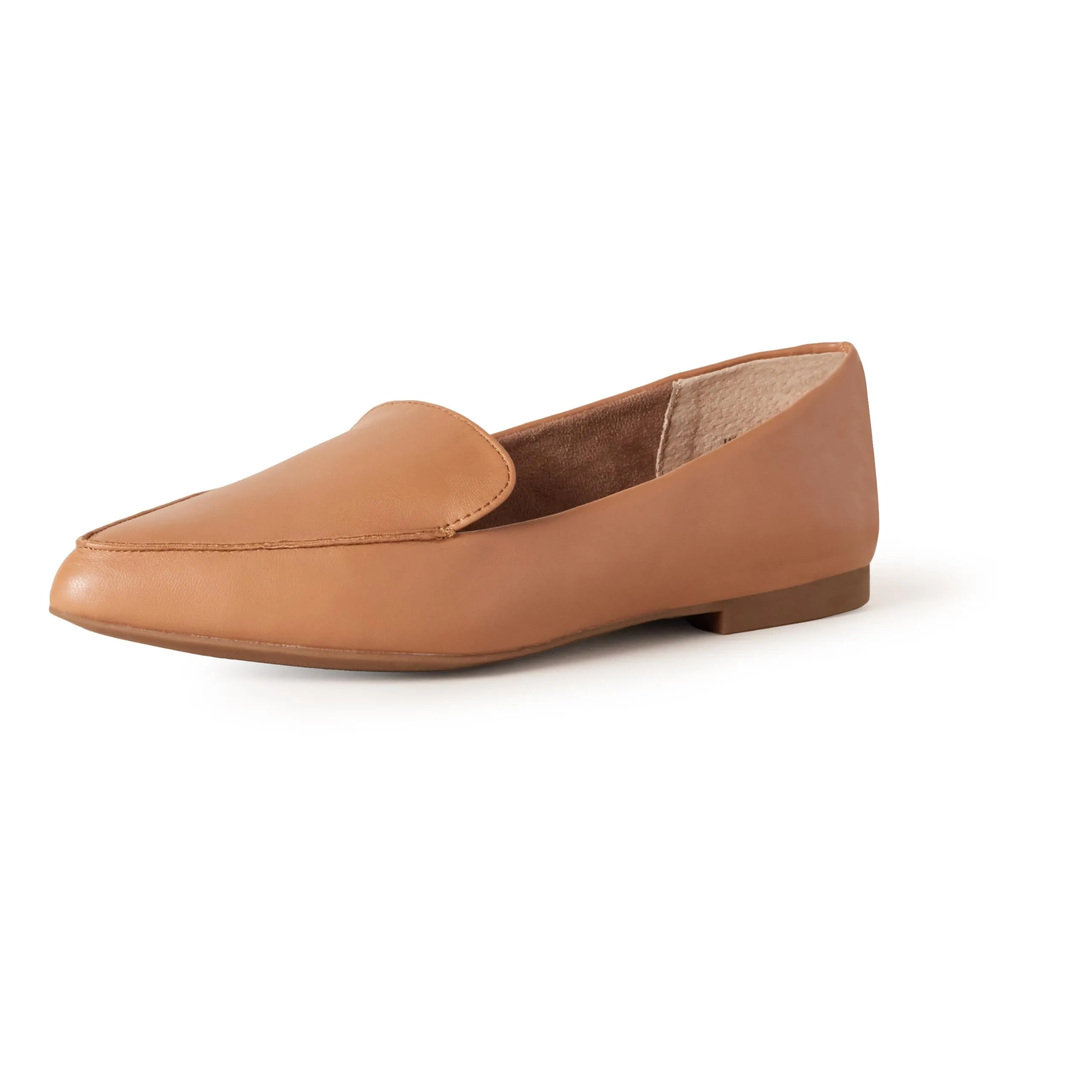 Amazon Essentials Mocassini Bassi da Donna, Cammello Finta Pelle, 38 EU