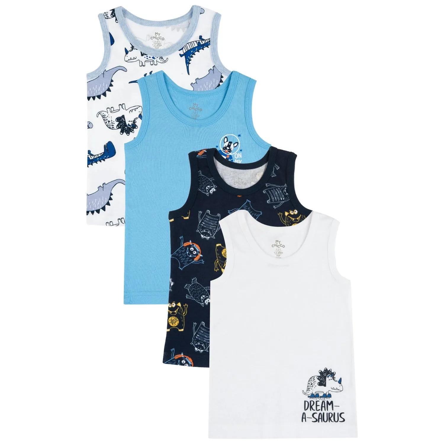 Chicco Bambini e ragazzi Set 4 Canottiere