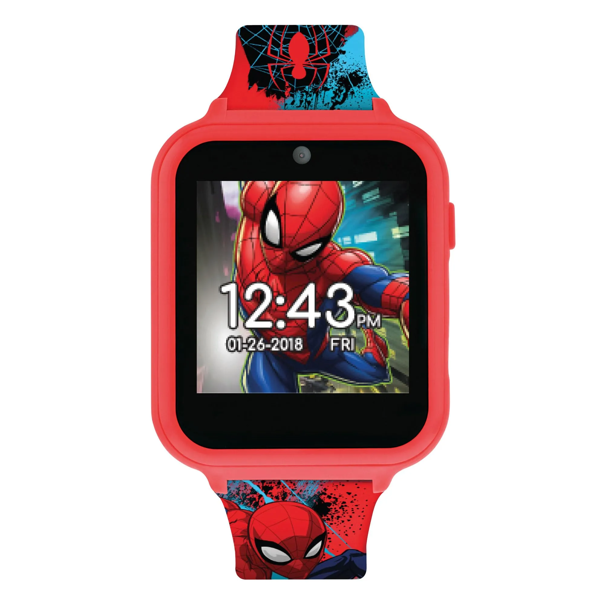 Spiderman Orologio Digitale Unisex Bambini con Cinturino Rosso in Silicone SPD4588
