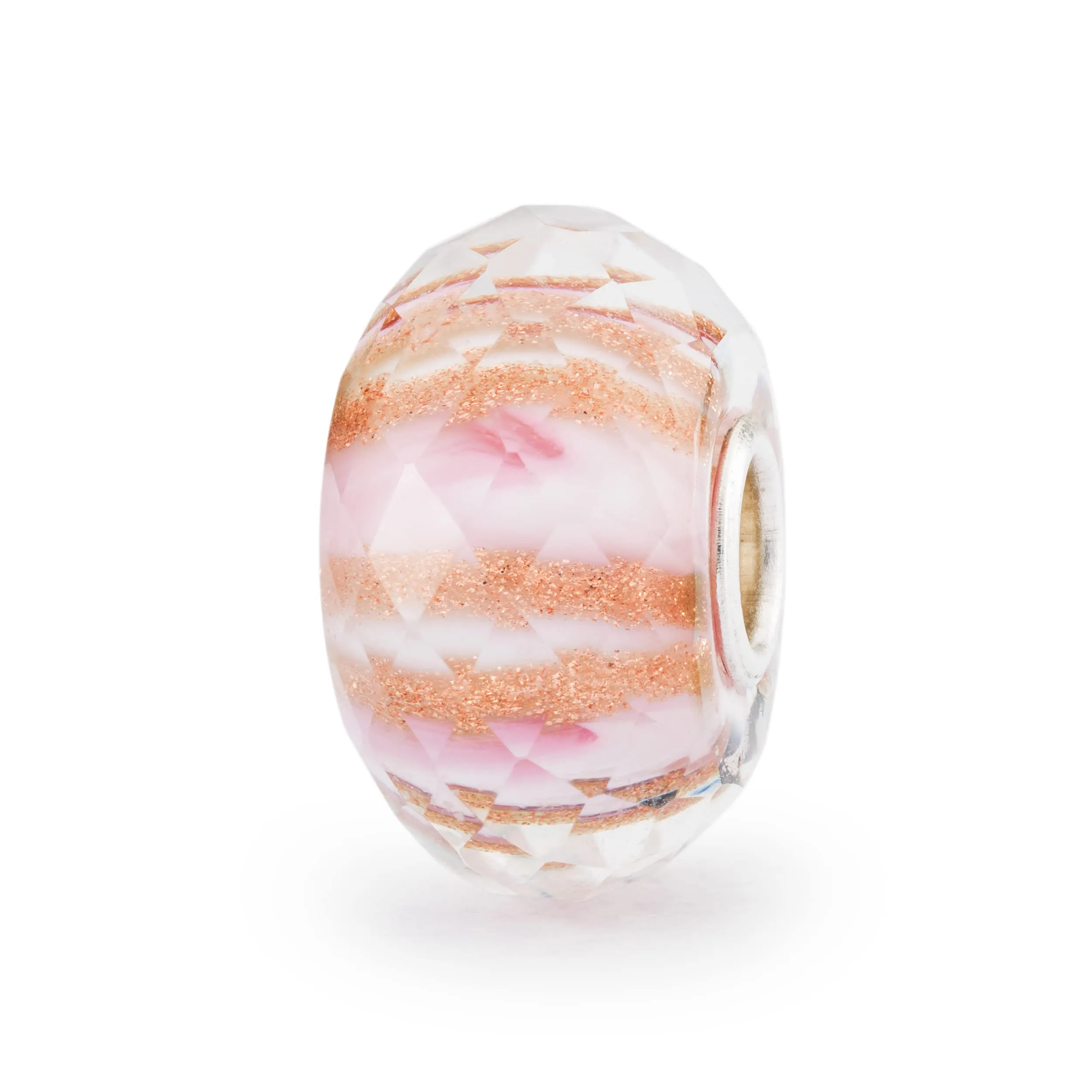 Trollbeads Melodia in perline di vetro rosa TGLBE-30100