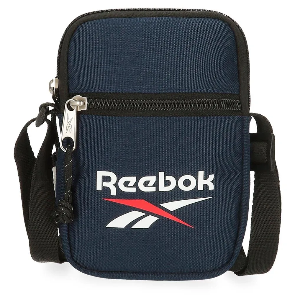 Reebok Boston Borsa a Spalla Piccola Blu 12x17x2,5 cm Poliestere