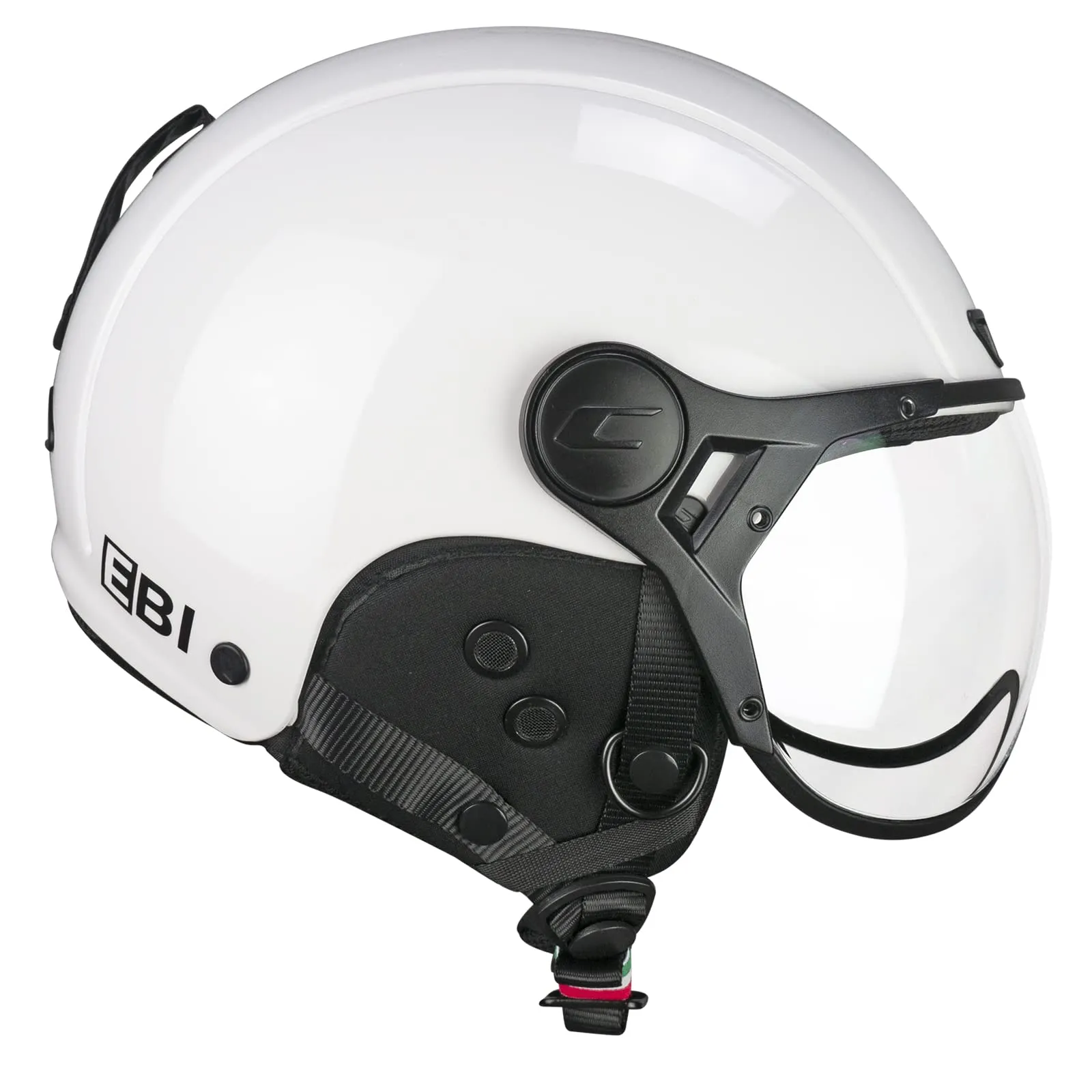 CGM Casco Bici, sci, E-bike, 801A EBI MONO, Bianco, M (57-58cm)