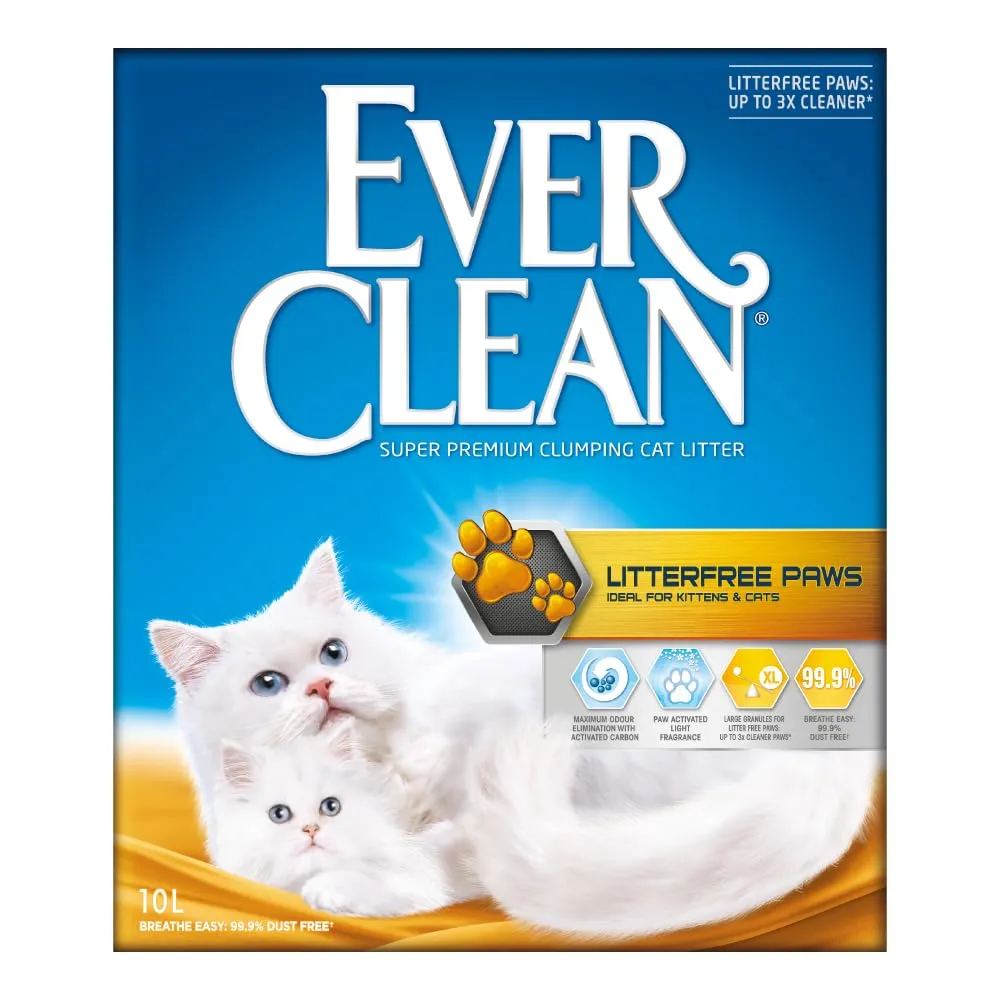 Ever Clean Lettiera Litterfree Paws Ever Clean, 10 Litri, Profumata - 9000 g