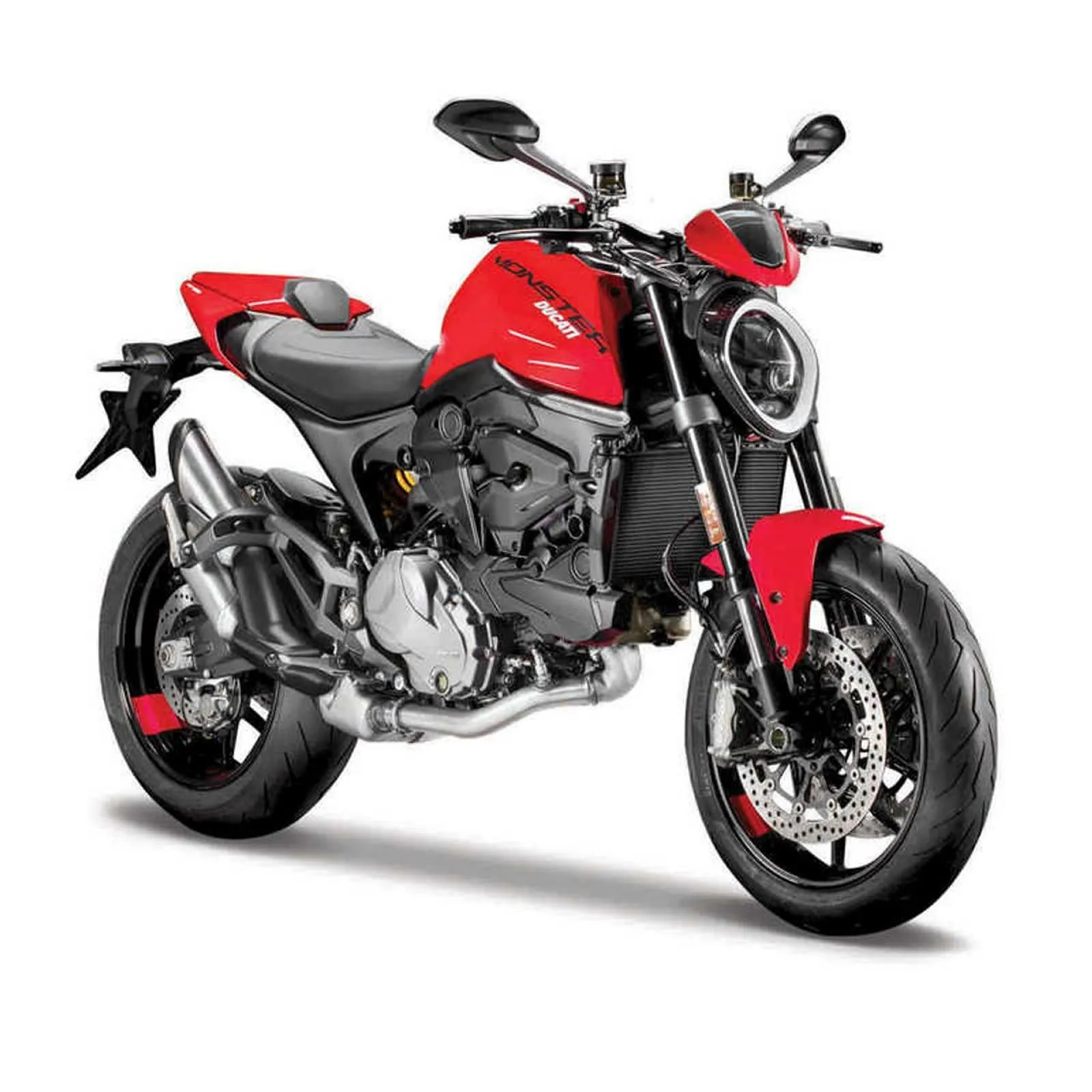 Maisto Ducati Monster Motorbike - Incredibly Detailed Die-Cast Replica Collectible Model - scala 1:18