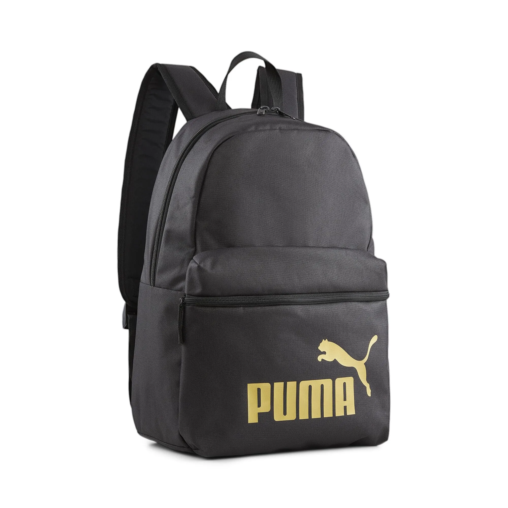 Puma Phase Backpack Zaino, Logo Nero-Dorato, Taglia Unica Unisex - Adulto
