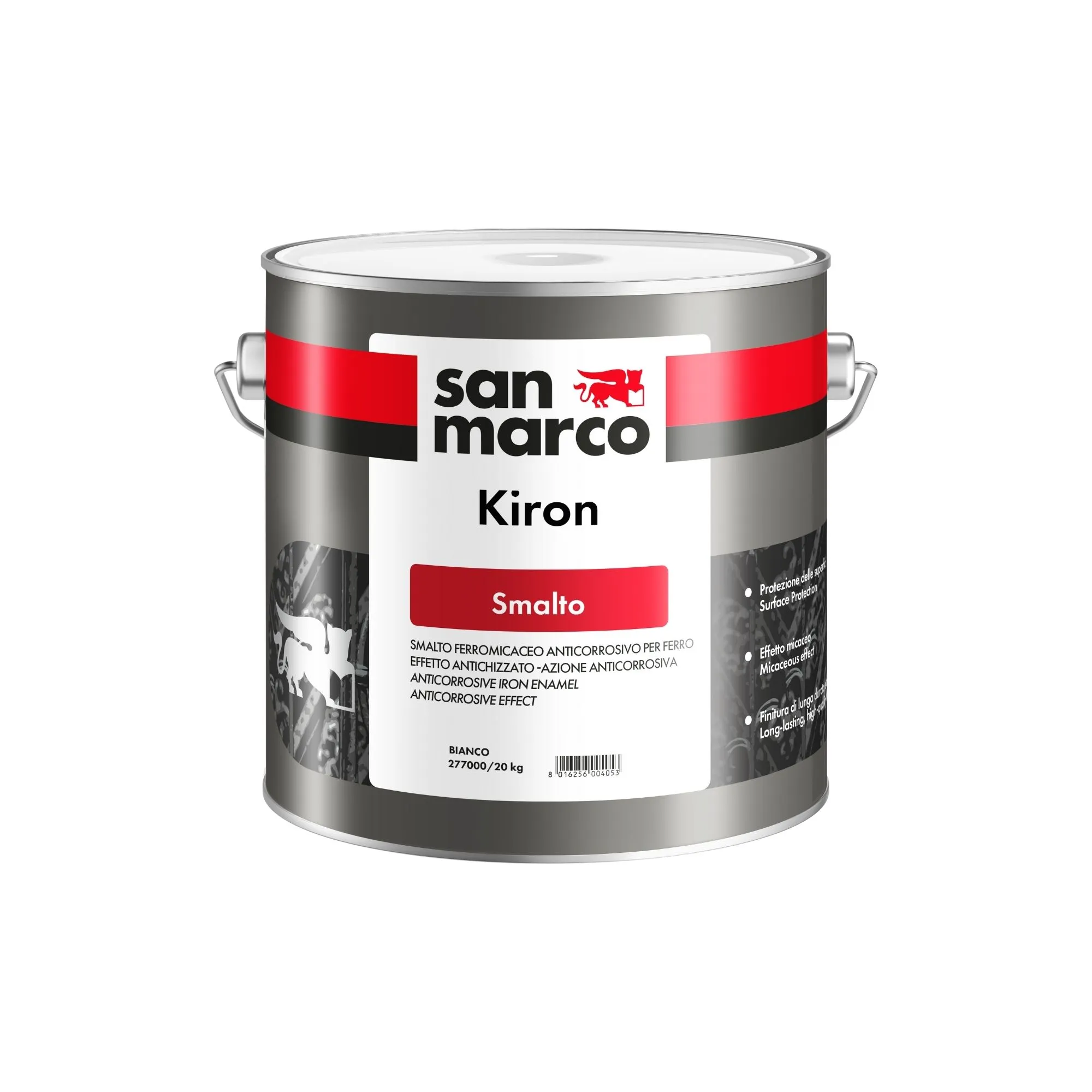 KIRON Smalto ferromicaceo anticorrosivo per ferro, ad effetto antichizzato; ad azione anticorrosiva.