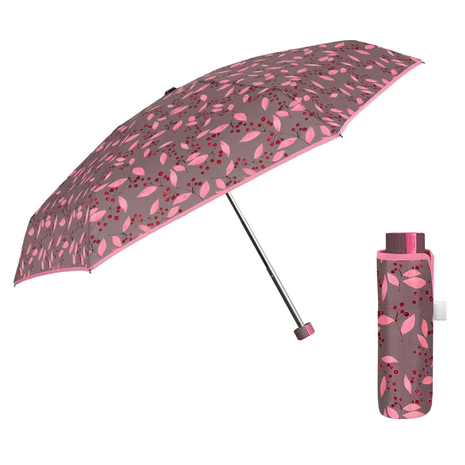Ombrello Ultra Mini Manuale a Foglie