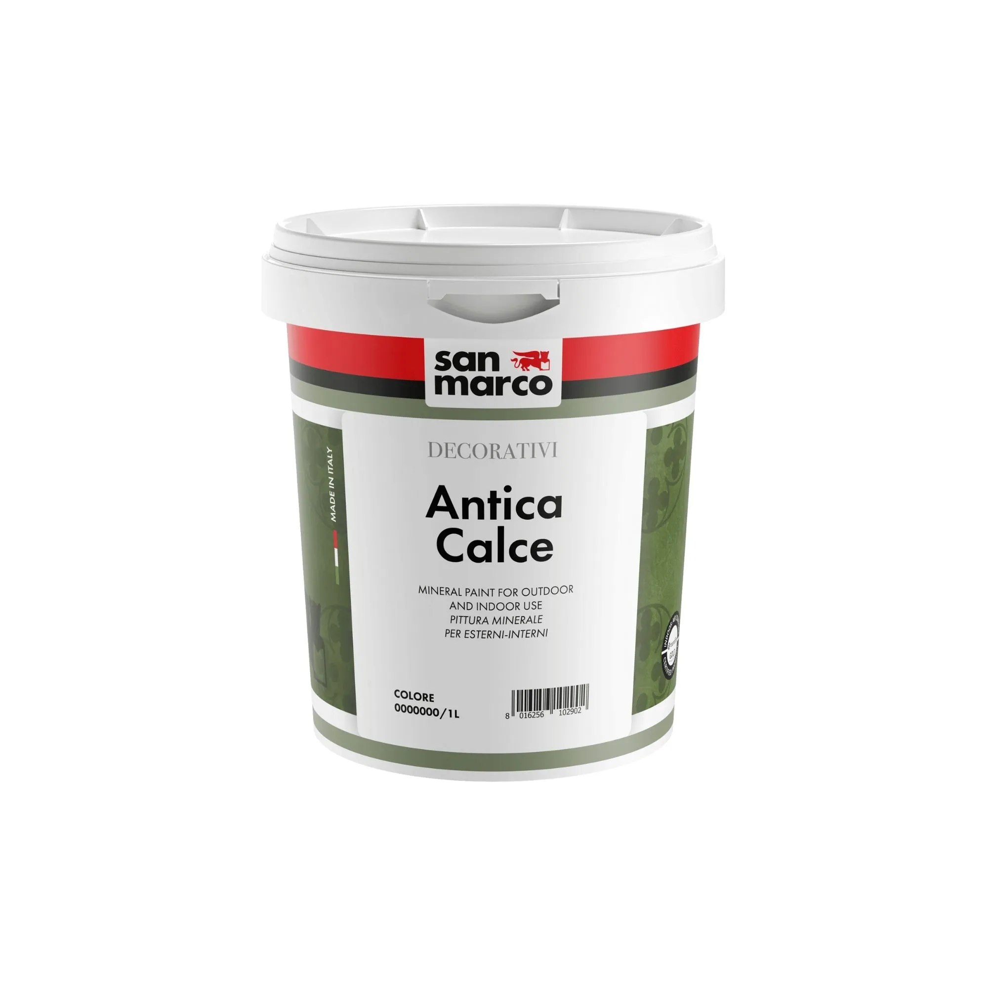 ANTICA CALCE Pittura alla calce antistatica, a zero emissioni di cov, riproduce l'effetto opaco tipico della calce naturale.