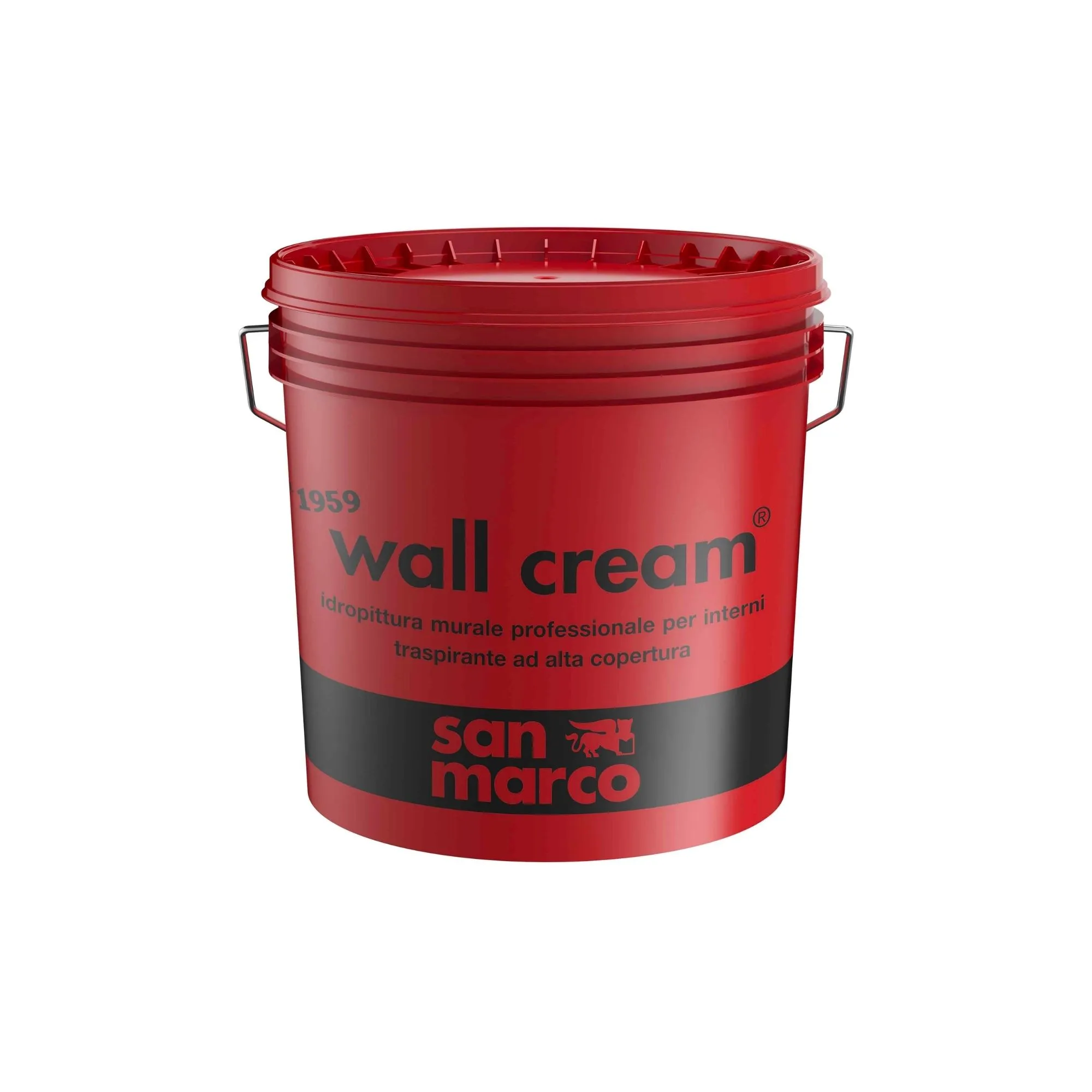 WALL CREAM Pittura traspirante per interni ad alta copertura
