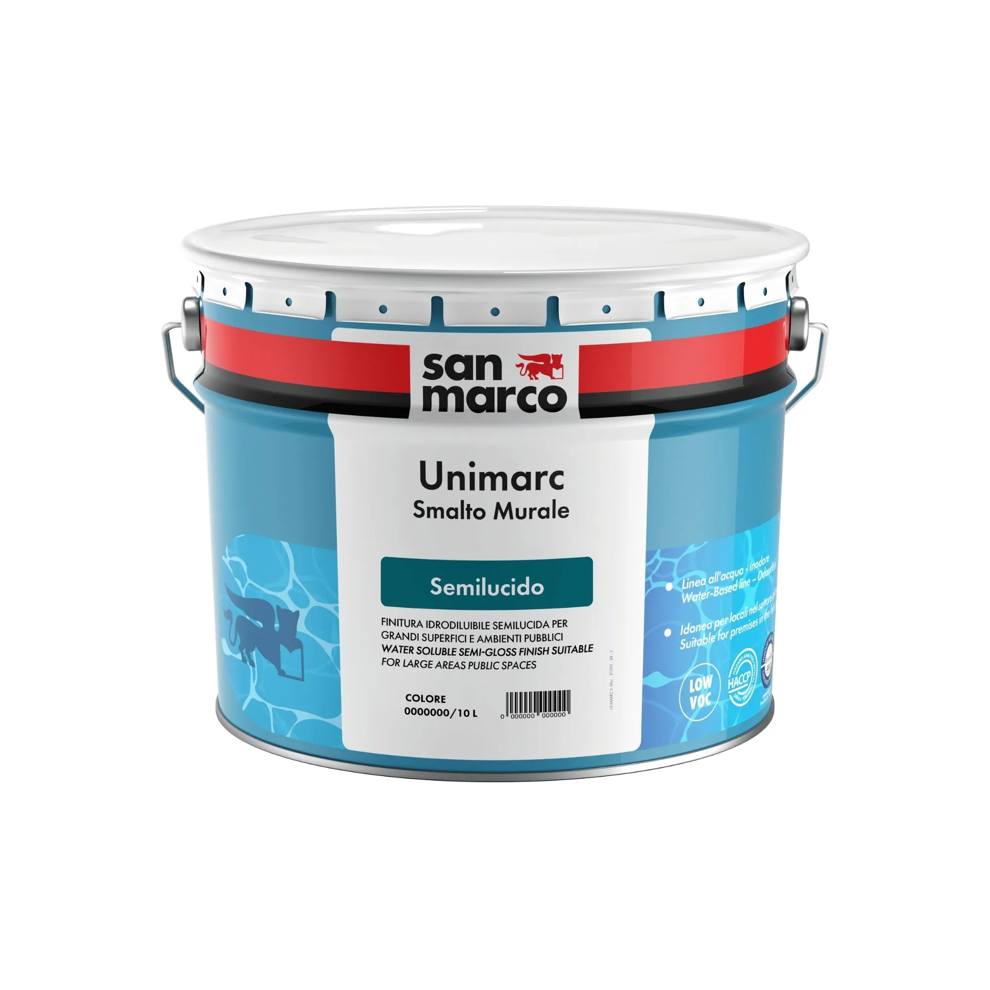 UNIMARC SMALTO MURALE SEMILUCIDO Smalto murale superlavabile e smacchiabile ad effetto semilucido