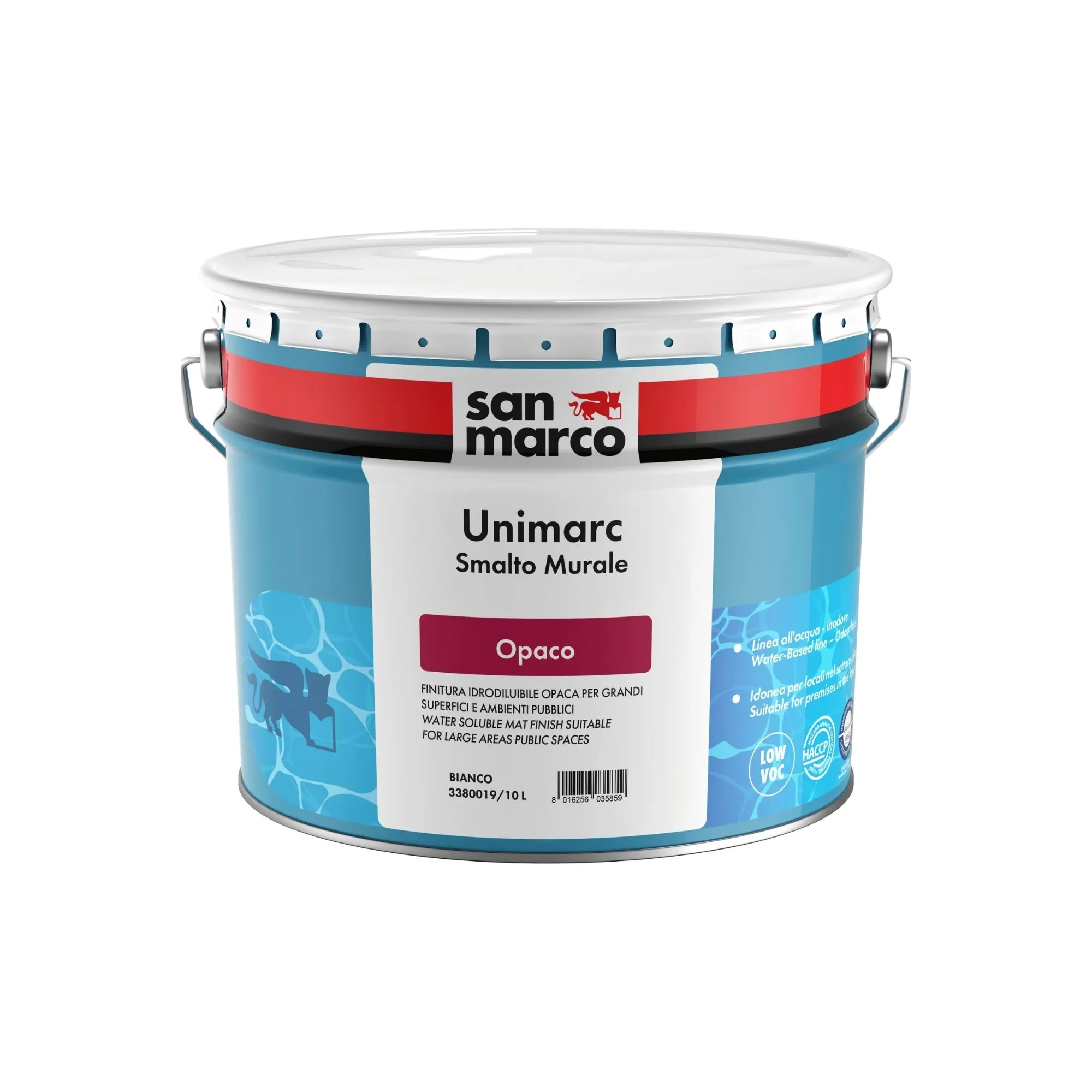 UNIMARC SMALTO MURALE OPACO Smalto murale superlavabile ad effetto opaco; speciale per superfici soggette a frequenti pulizie.