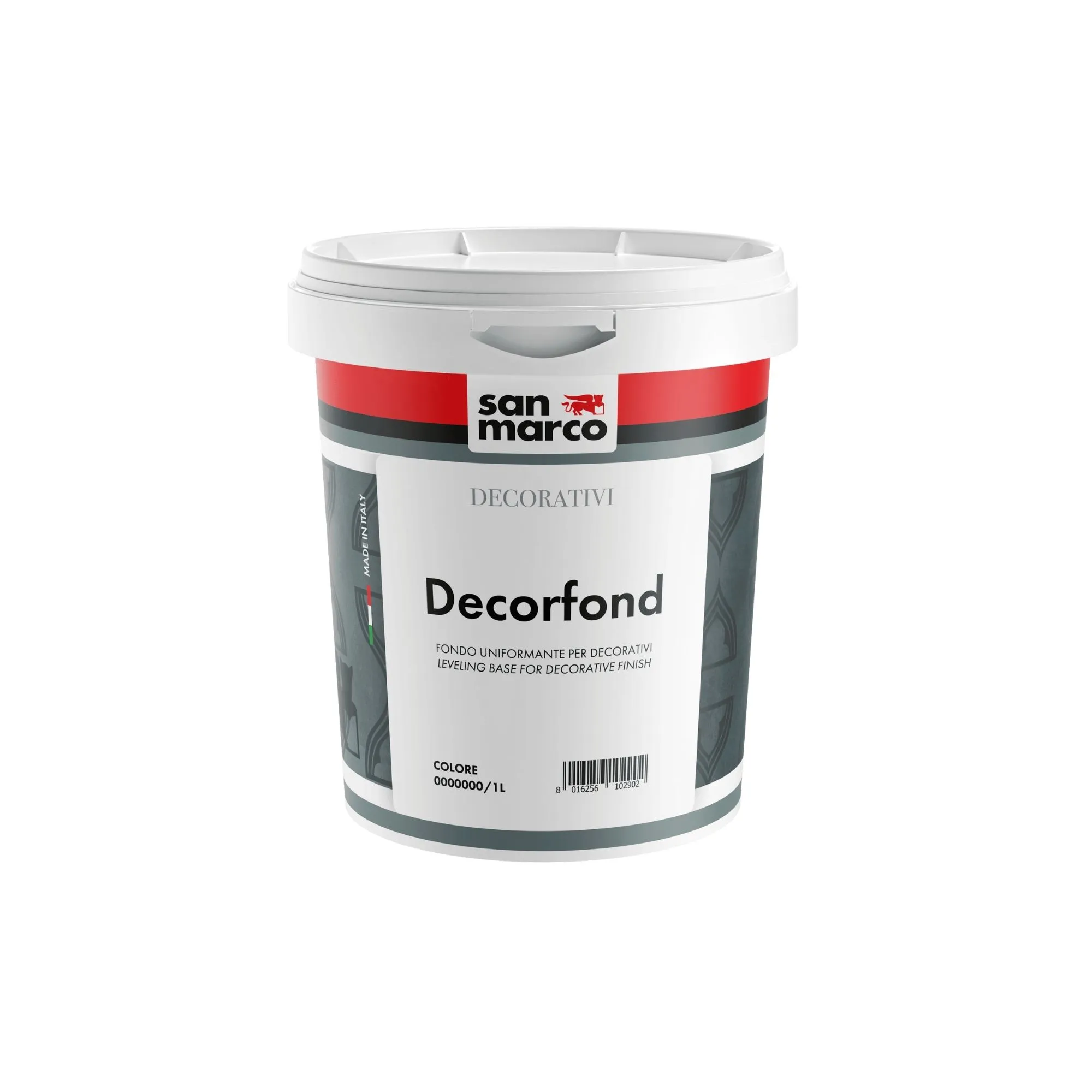 DECORFOND Fondo uniformante ideale per pitture decorative; si applica prima della pittura per ottenere fondo omogeneo su tutta la parete