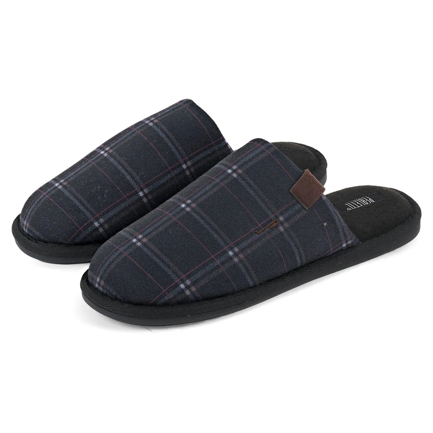 Pantofole Uomo Tartan