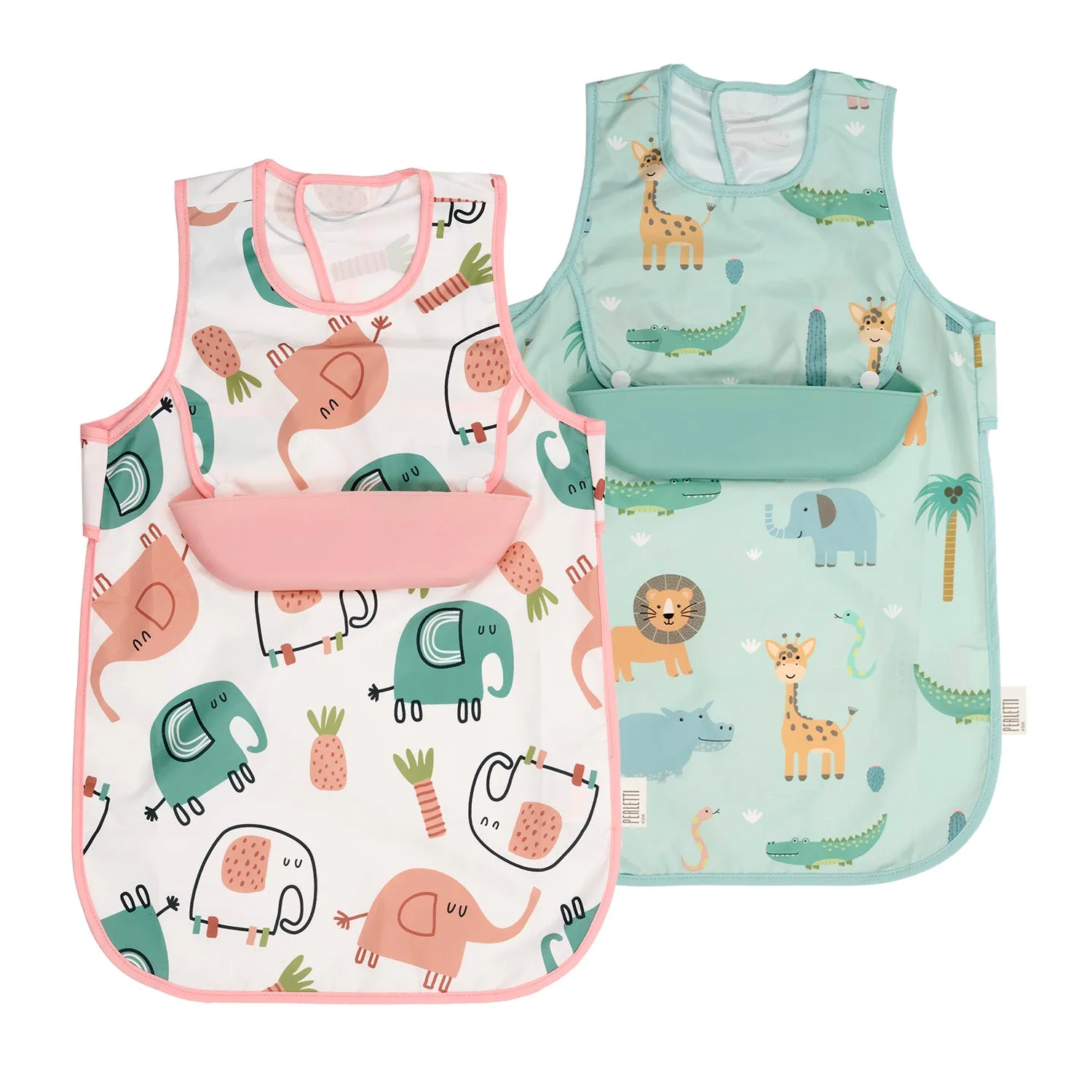Bavaglino Impermeabile - Pack Doppio Bambina