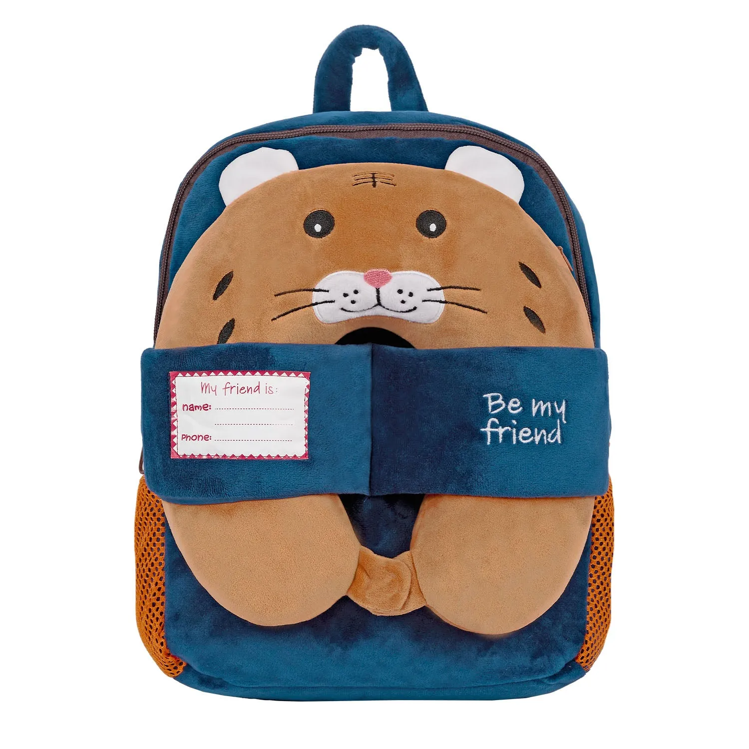 Zainetto con Cuscino da Viaggio Gatto