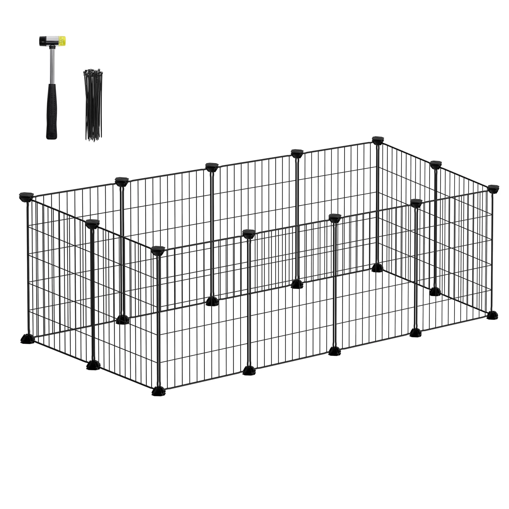 SONGMICS Parco interno per porcellini d'India, recinto modulabile