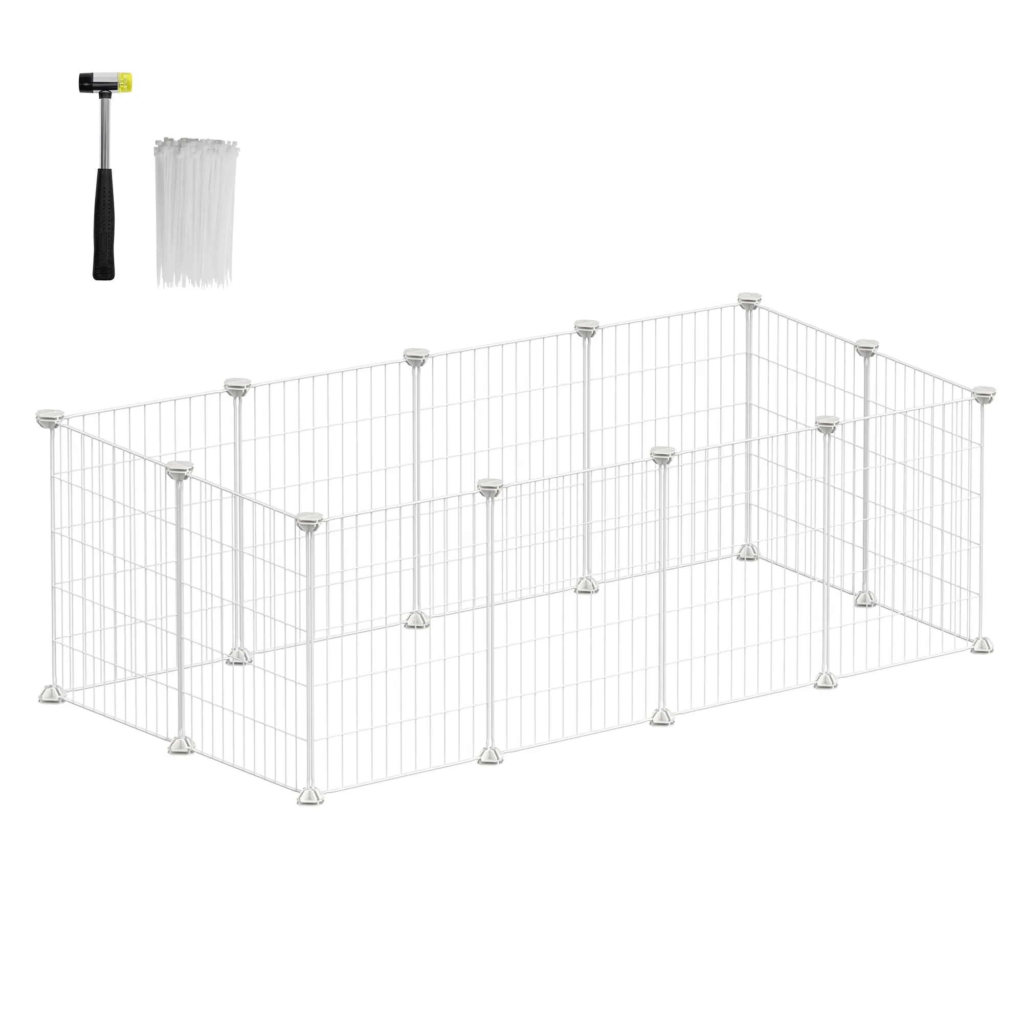 SONGMICS Parco interno per porcellini d'India, recinto modulabile