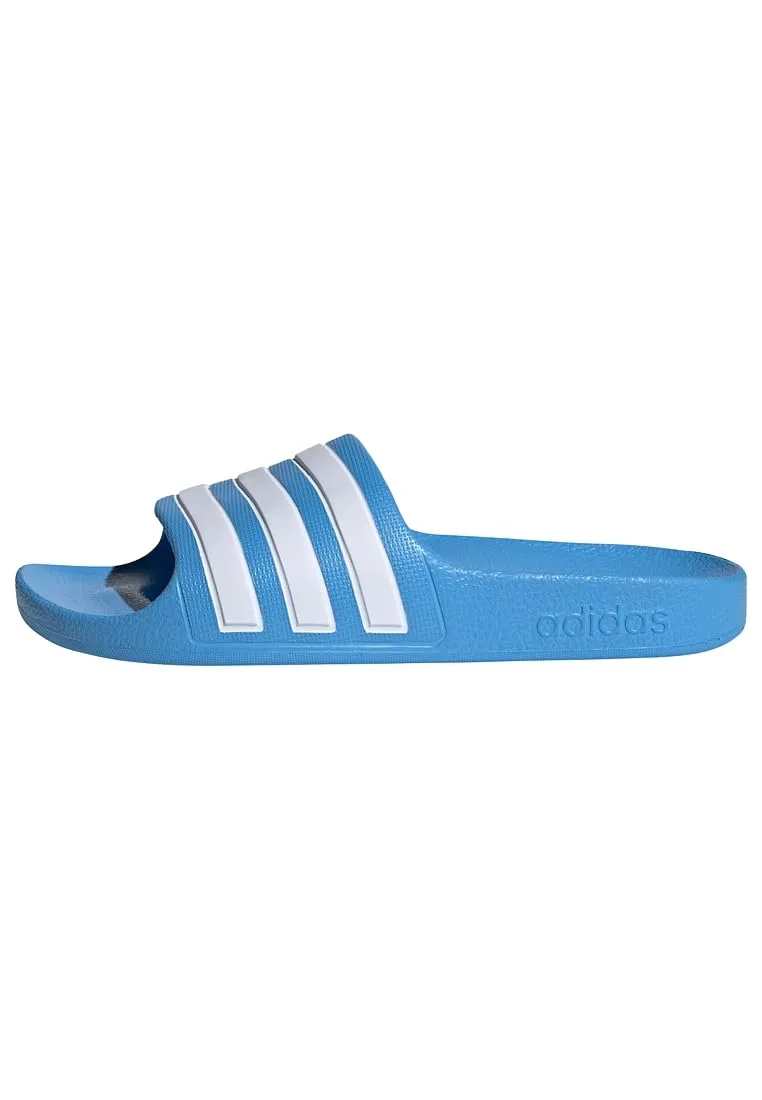 adidas Unisex - Bambini e ragazzi Adilette Aqua Slides Kids Slipper, Blue Burst / Cloud White / Blue Burst, 35.5 EU