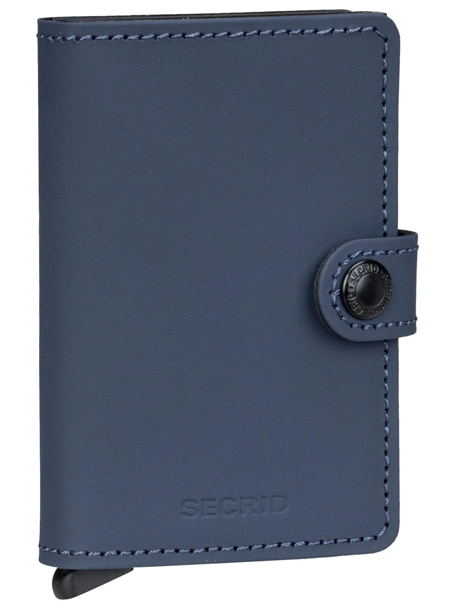 Secrid Il MiniWallet presenta delle dimensioni compatte, ma una capacità sorprendente. Il rivestimento in pelle opaca può contenere banconote, scontrini e tessere, mentre nel Cardprotector in allumini