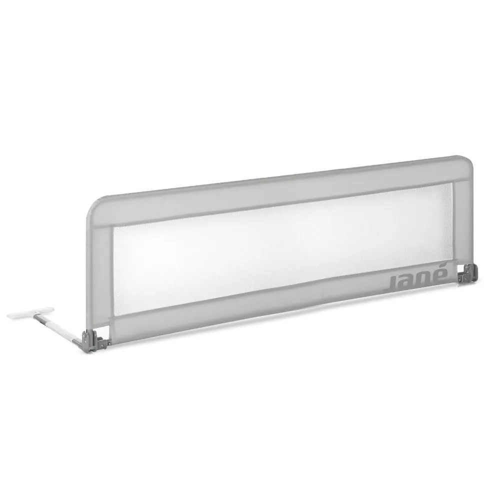 Jané Sponda Letto Ribaltabile 140 cm, Extra Alta e Traspirante, Pieghevole con Borsa da Trasporto, Grigio