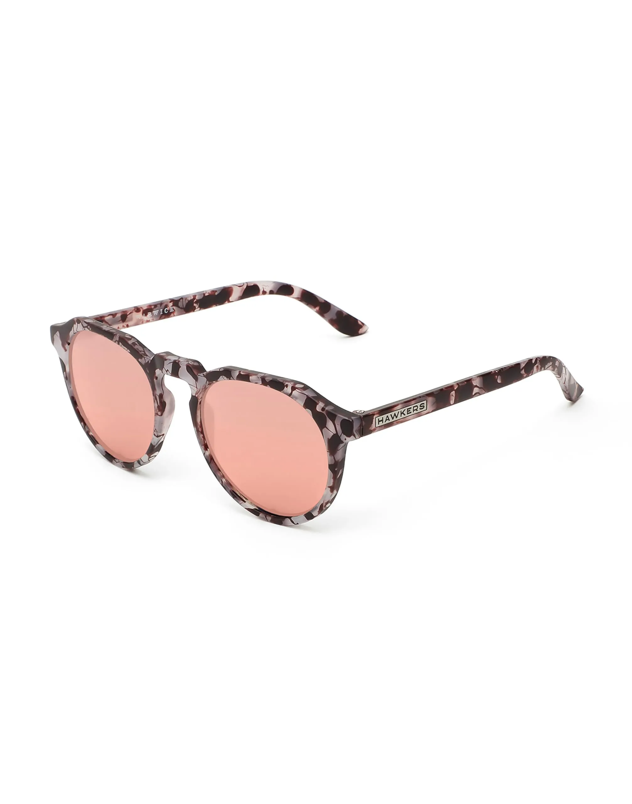 HAWKERS WARWICK, Occhiali da sole Unisex - Adulto, Carey Grigio/Rosa, Taglia unica