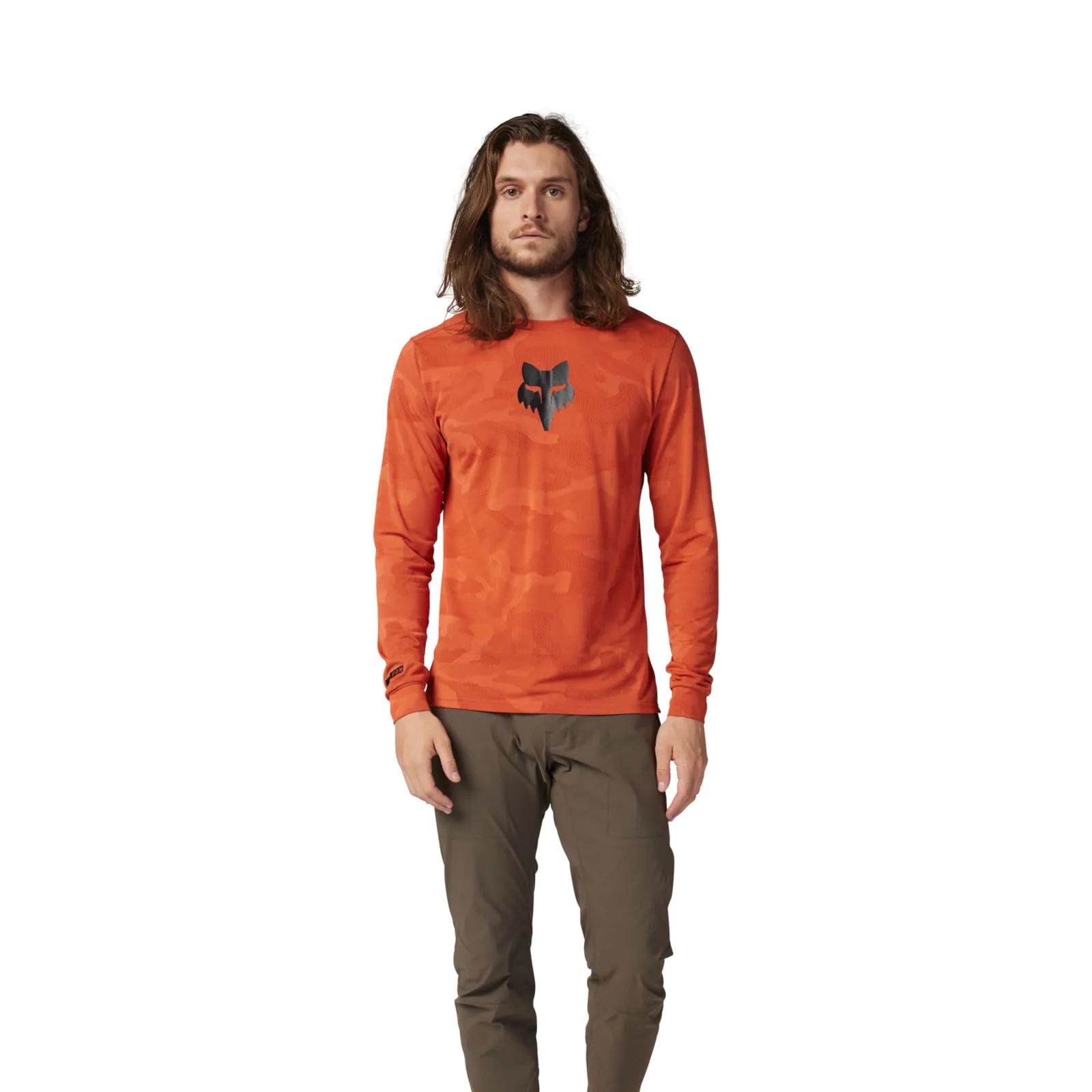 Fox Racing Maglia da Uomo Ranger Tru Dri a Maniche Lunghe Camicia, Arancione atomico, S
