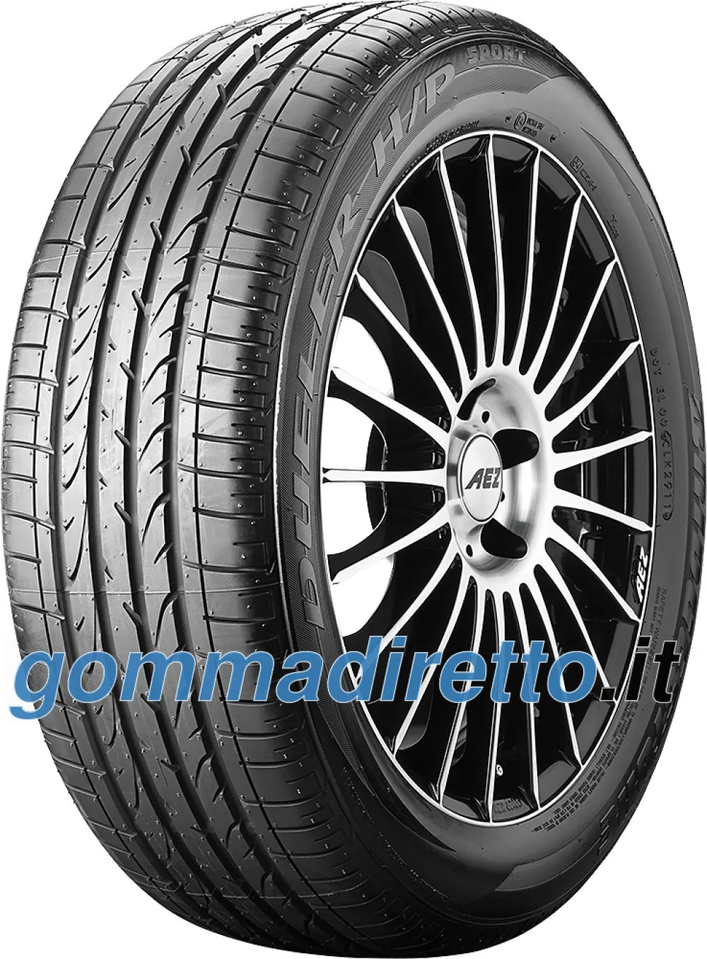 Bridgestone Dueler H/P Sport RFT 205/55 R17 91V MFS Run Flat - immagine 1