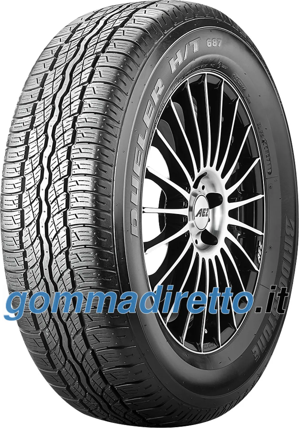 Bridgestone Dueler H/T 687 235/60 R16 100H EVc - immagine 1