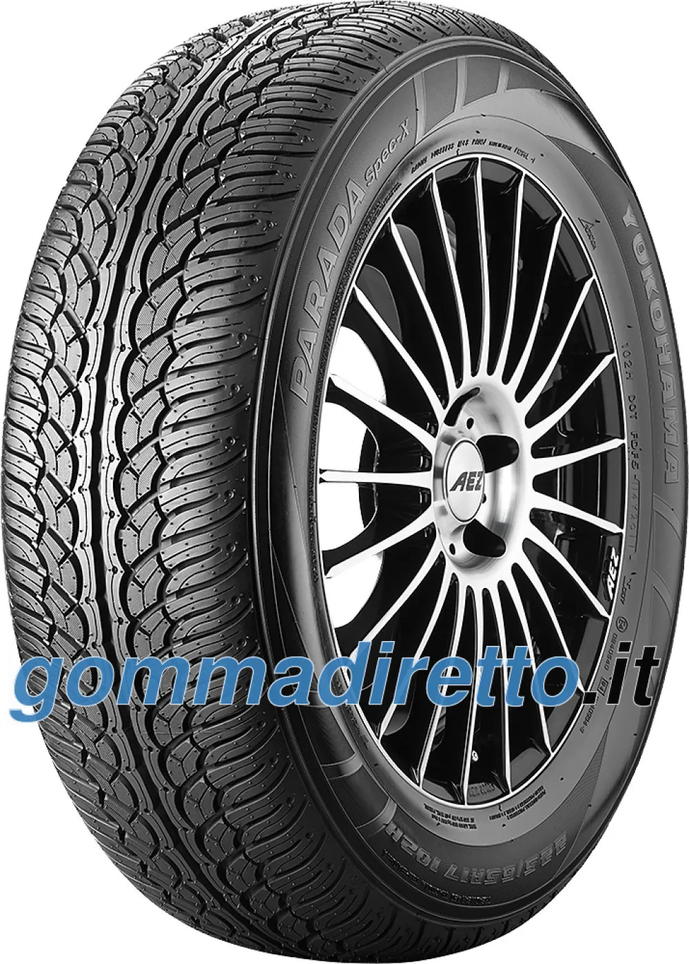 Yokohama Parada Spec-X PA02 285/35 R23 107V XL - immagine 1