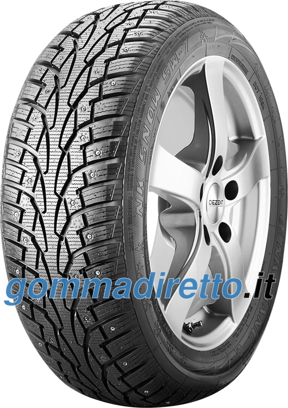 Nankang Snow SW-7 205/60 R15 91T Pneumatico Chiodabile MFS - immagine 1