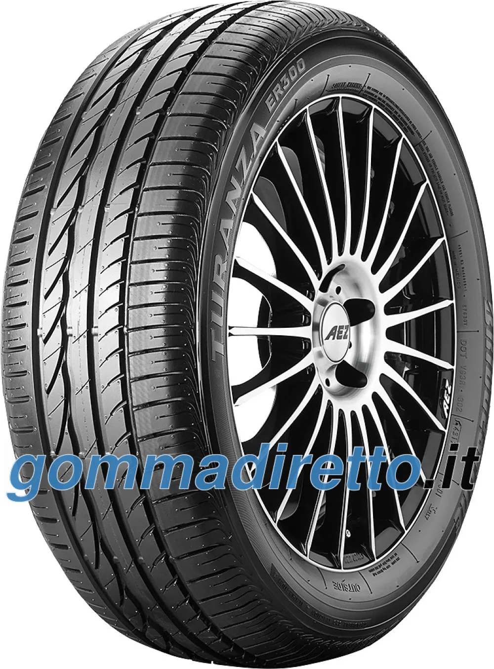 Bridgestone Turanza ER 300 RFT 275/40 R18 99Y EVc MFS Run Flat - immagine 1