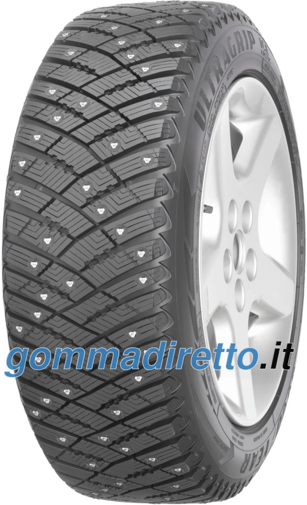 Goodyear Ultra Grip Ice Arctic 215/55 R16 97T XL Studded Tyre - immagine 1