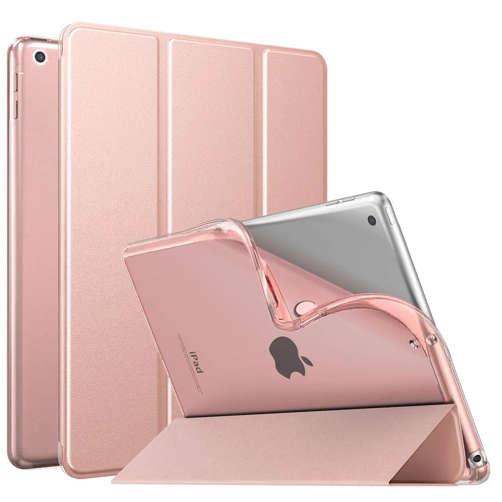 MoKo Cover per iPad 9a/8a/7a Gen 10,2" 2021/2020/2019, Oro Rosa