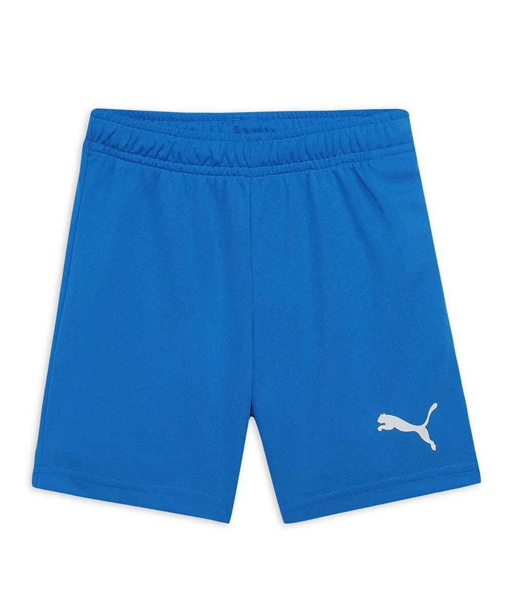 PUMA teamRISE Short Jr, Pantaloncini Unisex - Bambini e Ragazzi, Electric Blue Lemonade/White, 176