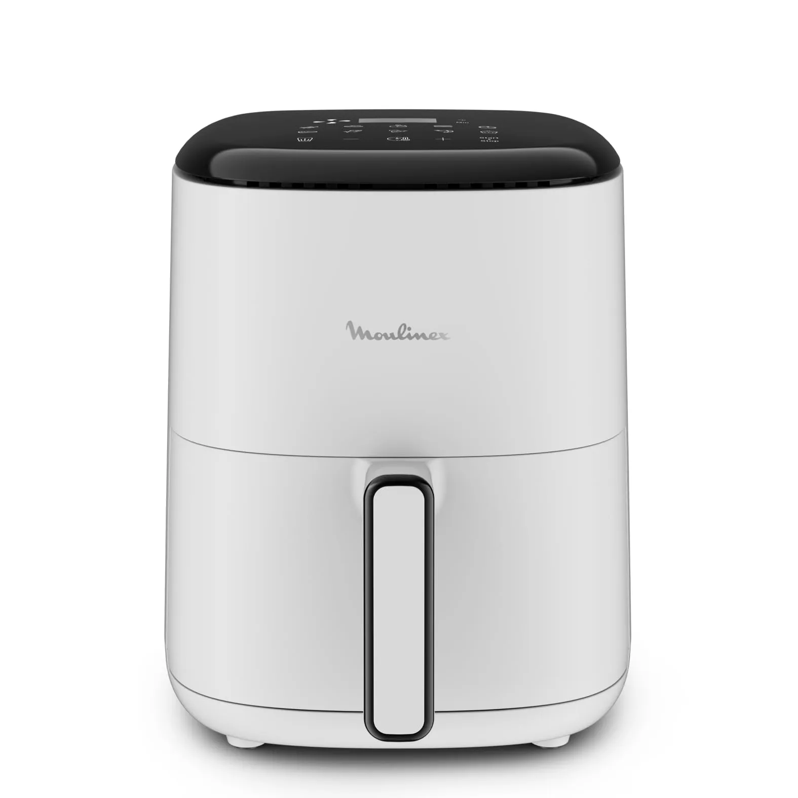 Moulinex Easy Fry Compact Friggitrice Ad Aria, 3 Litri, Senza Olio, 1300 W, Capacità 1-4 Persone, 10 Programmi Di Cottura, Touchscreen, Cestello Lavabile in Lavastoviglie, EZ145A