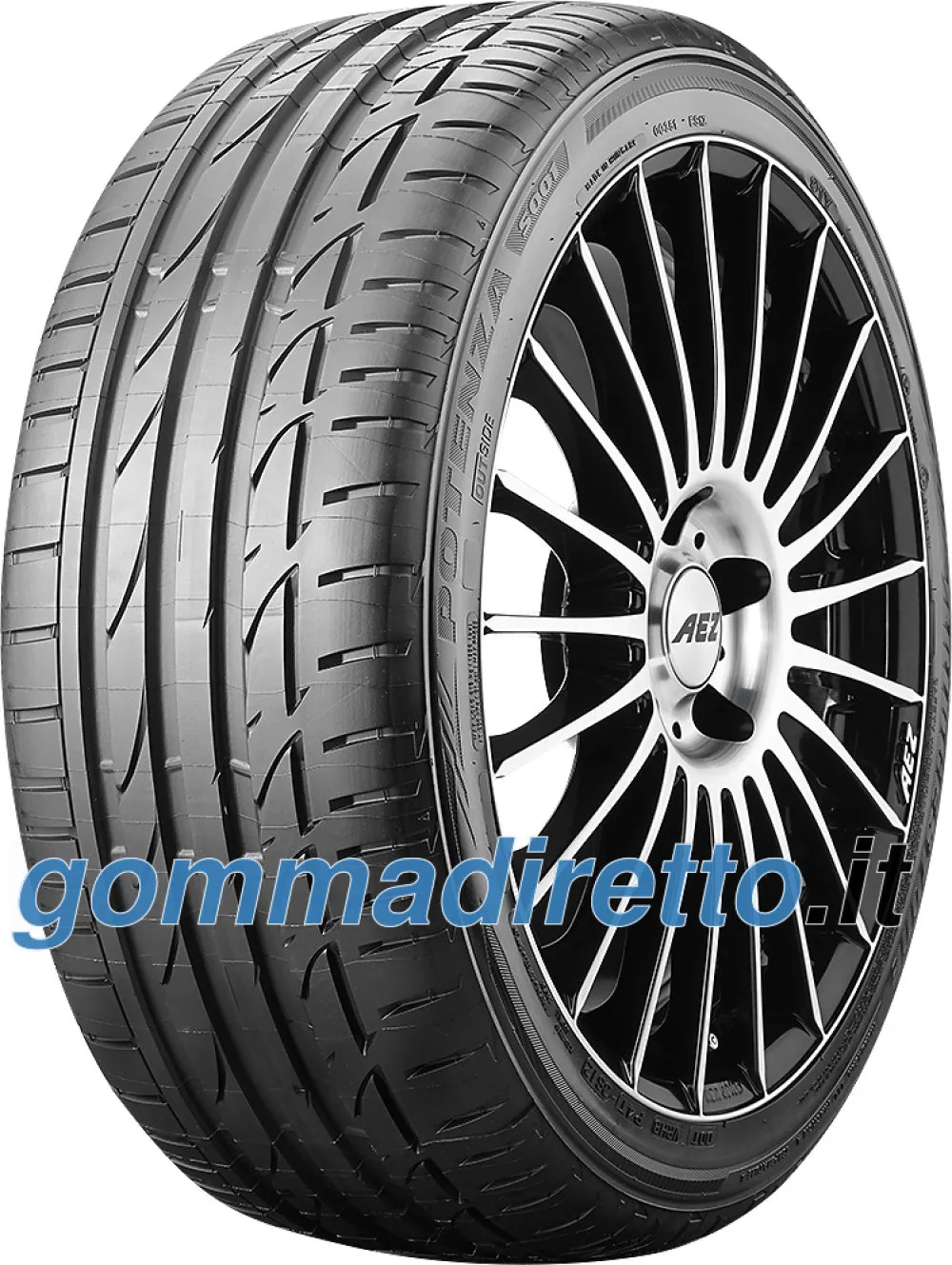 Bridgestone Potenza S001 RFT 255/40 R18 95Y* MFS Run Flat - immagine 1