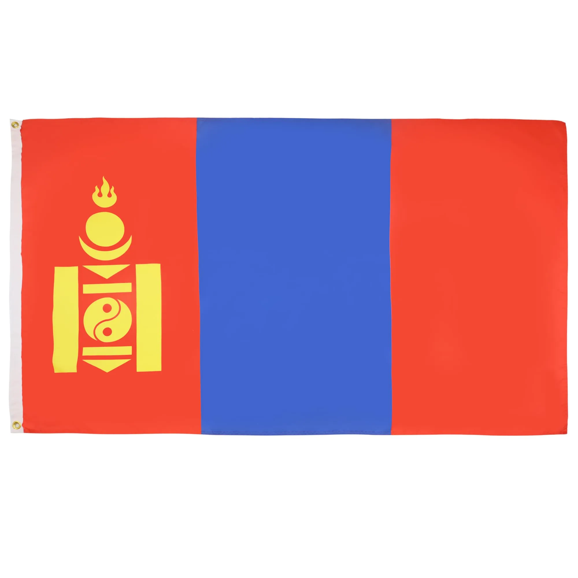 AZ FLAG Bandiera Mongolia 150x90 cm Mongola Poliestere 100D 2 Occhielli