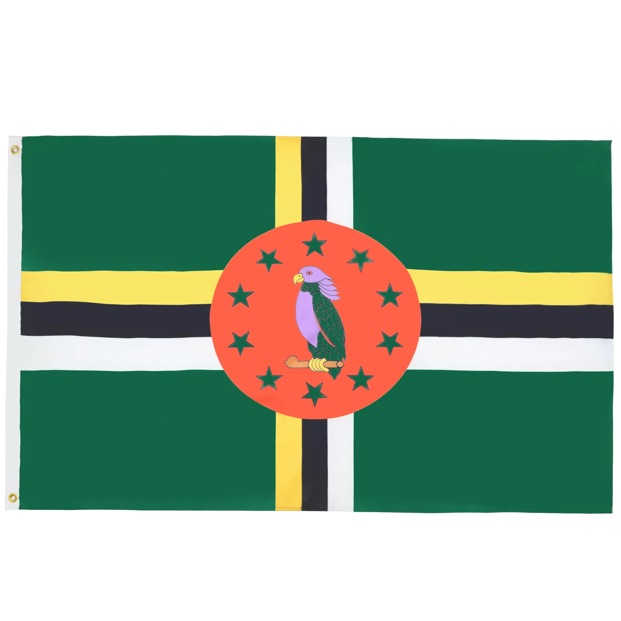 AZ FLAG Bandiera Dominica 150x90 cm Dominicense Poliestere 100D 2 Occhielli