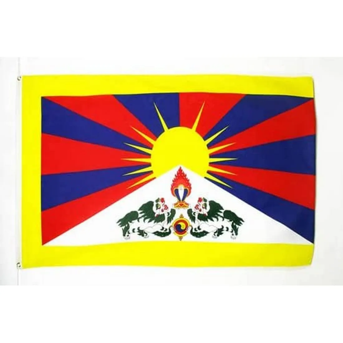 AZ FLAG Bandiera Tibet 150x90 cm Tibetana Poliestere 100D 2 Occhielli
