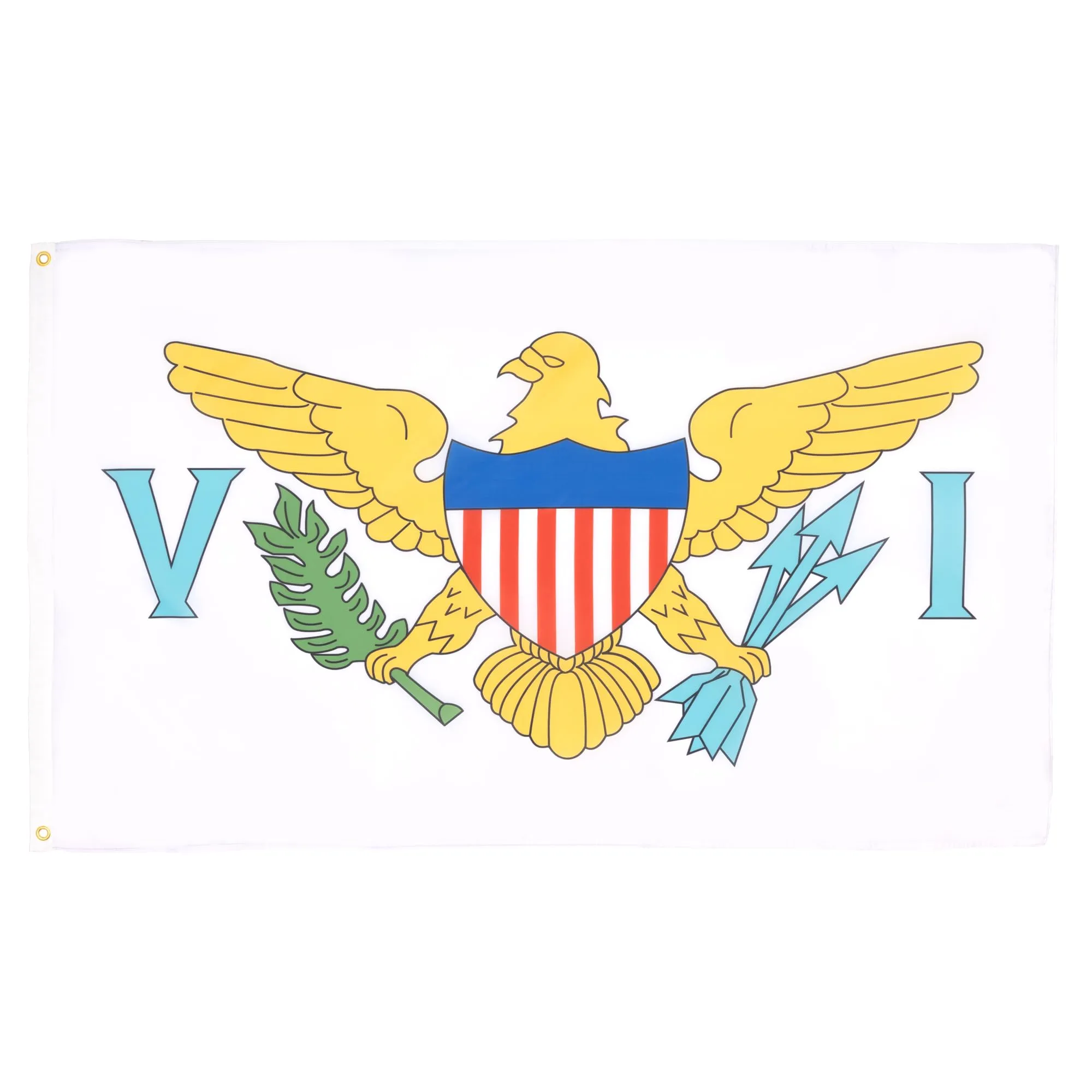 AZ FLAG Bandiera Isole Vergini americane 150x90 cm 2 Occhielli