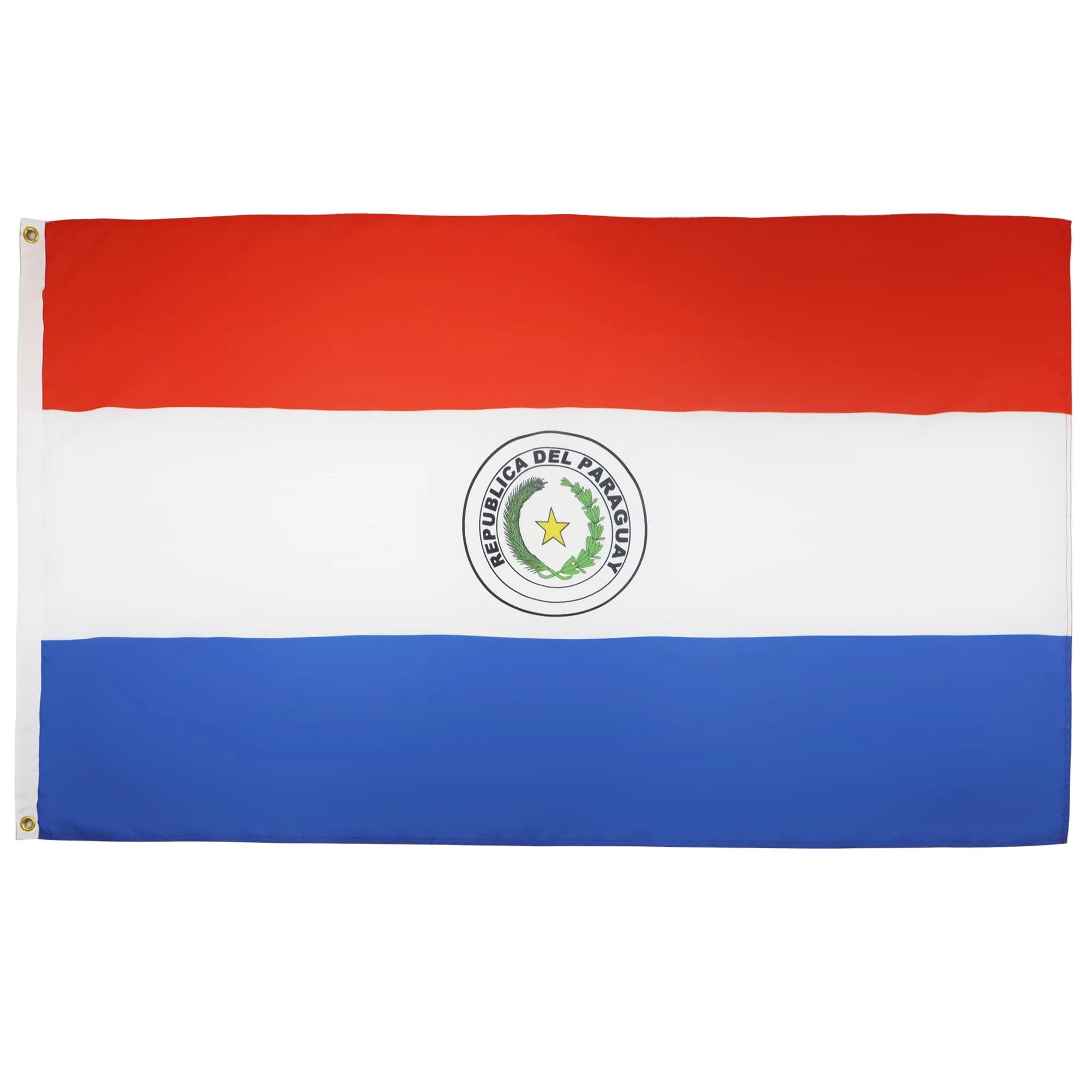 AZ FLAG Bandiera Paraguay 90x60 cm Paraguaiana Poliestere 100D 2 Occhielli