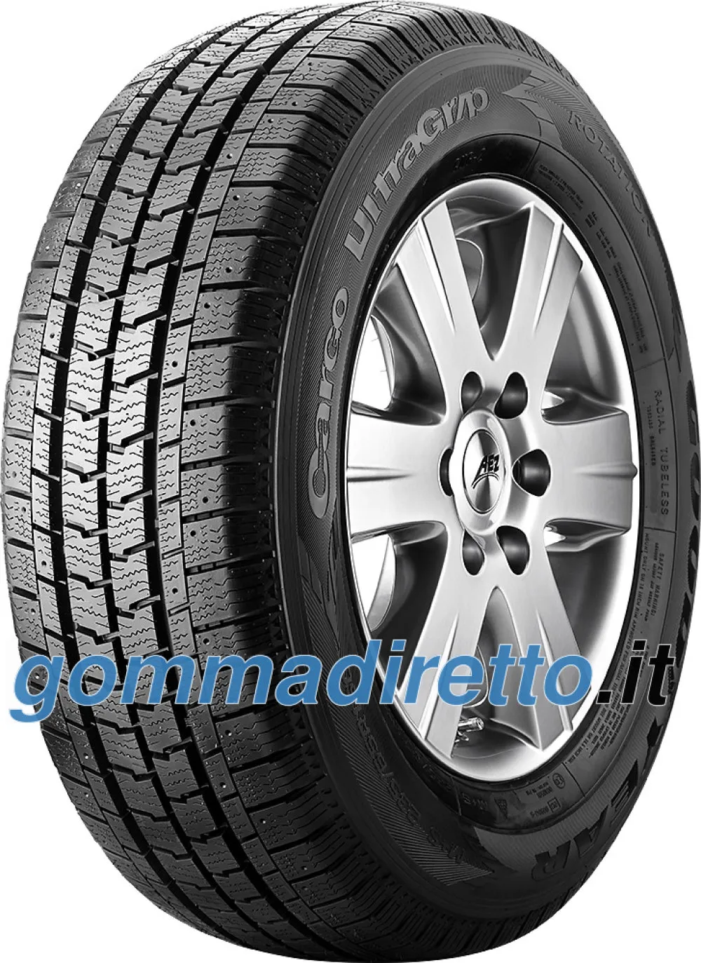 Goodyear Cargo UltraGrip 2 ( 215/65 R16C 109/107T pneumatico chiodato ) - immagine 1