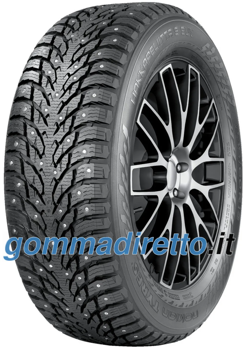 Nokian Hakkapeliitta 9 SUV 215/65 R16 102T XL Studded Tyre - immagine 1