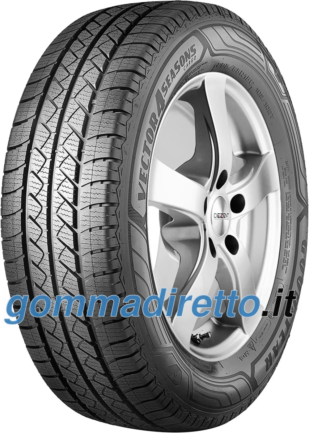 Goodyear Vector 4Seasons Cargo 215/75 R16C 116/114R - immagine 1