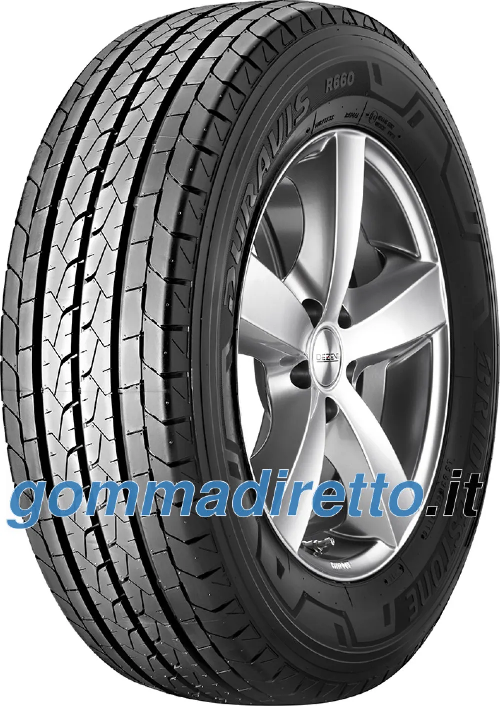 Bridgestone Duravis R660 195 R14C 106/104R 8PR EVc - immagine 1