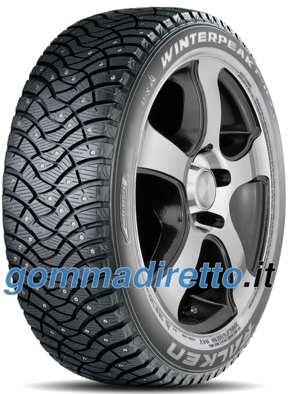 Falken Winterpeak F-Ice 1 235/50 R18 101T XL Studded Tyre - immagine 1