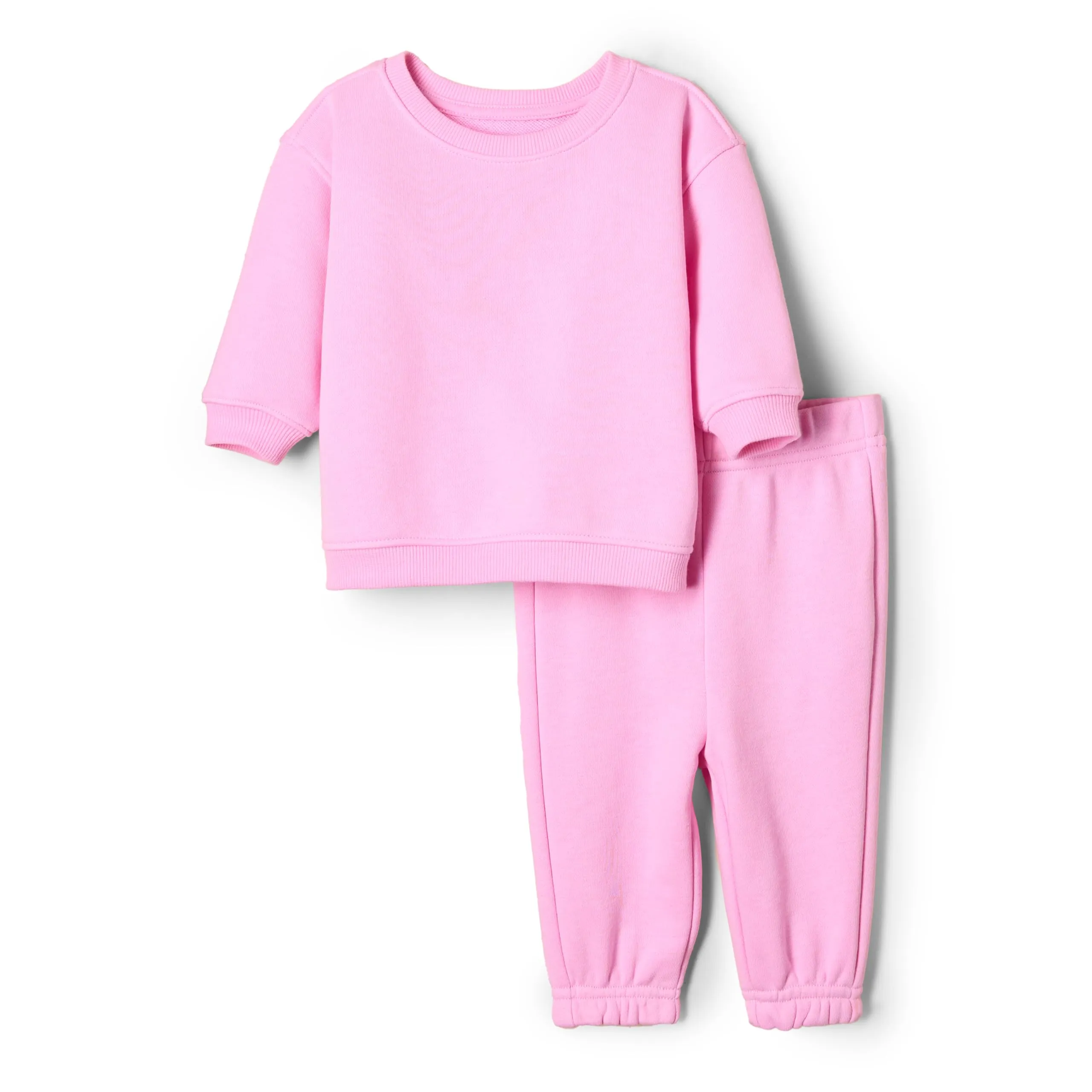 Amazon Essentials x Sofia Grainge Set con Felpa E Pantaloni Sportivi Unisex - Bimbi 0-24, Rosa, 3-6 Mesi